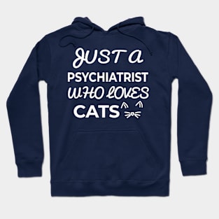 psychiatrist cat lover Hoodie